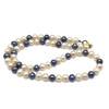 Natural Freshwater Pearl 8mm White/Pink/Grey Color Charming Necklace Jewelry