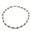 Natural Freshwater Pearl 8mm White/Pink/Grey Color Charming Necklace Jewelry