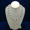 Natural Freshwater Pearl 8mm White/Pink/Grey Color Charming Necklace Jewelry