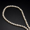 Freshwater Pearl Strand | 6x5.5mm Ivory Color Oval | 81 Pcs 91.67 Carats | 16 Inch | High Luster Pearl Strands Jewelry Making