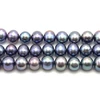Freshwater Pearl Gray Color Round VVS1 Clarity 10mm 45 Pcs Strand for Wisdom Intuition and Tranquility