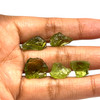 Natural Peridot Arizona Uncut Rough 23.33 Carats (5 Pcs) AAAAA Quality Earth Mined Finest Raw Gemstone August Birthstone