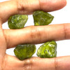 Peridot Natural Arizona Rough 4 Pcs 91.26 Carats Uncut AAAA Quality Rock Raw Gemstone Earth Mined August Birthstone