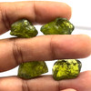 Peridot Natural Arizona Rough 4 Pcs 54.25 Carats Uncut AAAA Quality Rock Raw Gemstone Earth Mined August Birthstone