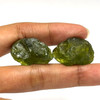 Peridot Natural Arizona Rough 2 Pcs 81.57 Carats Uncut AAAA Quality Rock Raw Gemstone Earth Mined August Birthstone