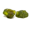 Natural Peridot Rough Arizona Mines 47.15 Carats 2 Pcs Uncut Olive Green Color Rock Raw Gemstone Pair Jewelry Making