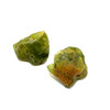 Natural Peridot Rough Arizona Mines 60.82 Carats 2 Pcs Uncut Olive Green Color Rock Raw Gemstone Pair Jewelry Making