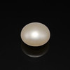 Fresh Water Pearl 9.00 mm Button/Rondelle Plain Cut Cream Color FL Clarity June Birthstone
