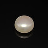 Freshwater Pearl 9mm Button/Rondelle Plain Smooth 1 Piece 3.33 Carats Flawless Clarity Cream Color Drilled Pearly Luster Jewelry Making June Birthstone