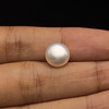 Fresh Water Pearl 9.00 mm Button/Rondelle Cream Color Plain Cut FL Clarity June Birthstone