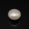 Freshwater Pearl 9mm Button/Rondelle Plain Smooth 1 Piece 3.54 Carats Flawless Clarity Cream Color Drilled Pearly Luster Jewelry Making June Birthstone