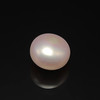 Fresh Water Pearl 9.10 mm Button/Rondelle Plain Cut VVS2 Clarity Pink Color June Birthstone
