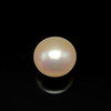 Freshwater Pearl 9.80mm Button/Rondelle Plain Smooth 1 Piece 5.48 Carats VVS1 Clarity Cream Color Drilled Pearly Luster Jewelry Making June Birthstone