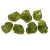 Natural Peridot Rough Arizona Mines 123.94 Carats 7 Pcs Uncut Raw Gemstone 16x11-19x12mm Rock August Birthstone for Self Transformation