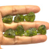 Natural Peridot Rough Arizona Mines 123.94 Carats 7 Pcs Uncut Raw Gemstone 16x11-19x12mm Rock August Birthstone for Self Transformation