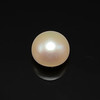 Freshwater Pearl 10.20mm Button/Rondelle Plain Smooth 1 Piece 5.78 Carats VVS1 Clarity Cream Color Drilled Pearly Luster Jewelry Making June Birthstone