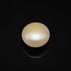 Freshwater Pearl 10.50mm Button/Rondelle Plain Smooth 1 Piece 5.20 Carats VVS2 Clarity Cream Color Drilled Pearly Luster Jewelry Making June Birthstone
