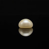 Fresh Water Pearl Button/Rondelle Plain Cut 10.5 mm VVS1 Clarity Cream Color June Birthstone