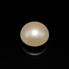 Freshwater Pearl 10.50mm Button/Rondelle Plain Smooth 1 Piece 5.36 Carats Flawless Clarity Cream Color Drilled Pearly Luster Jewelry Making June Birthstone