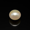 Freshwater Pearl 10.50mm Button/Rondelle Plain Smooth 1 Piece 6.21 Carats Flawless Clarity Cream Pink Color Drilled Pearly Luster Jewelry Making June Birthstone