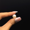Freshwater Pearl 10.70mm Button/Rondelle Plain Smooth 1 Piece 6.01 Carats VVS1 Clarity Cream Color Drilled Pearly Luster Jewelry Making June Birthstone