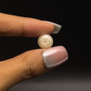Freshwater Pearl 10.50mm Button/Rondelle Plain Smooth 1 Piece 7.12 Carats Flawless Clarity White Color Drilled Pearly Luster Jewelry Making June Birthstone