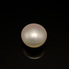 Freshwater Pearl 10.90mm Button/Rondelle Plain Smooth 1 Piece 7.28 Carats Flawless Clarity White Color Drilled Pearly Luster Jewelry Making June Birthstone