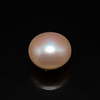 Freshwater Pearl 10.40mm Button/Rondelle Plain Smooth 1 Piece 5.98 Carats VS Clarity Pink Color Drilled Pearly Luster Jewelry Making June Birthstone