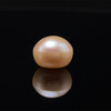 Freshwater Pearl 9.70mm Button/Rondelle Plain Smooth 1 Piece 5.32 Carats VS Clarity Pink Color Drilled Pearly Luster Jewelry Making June Birthstone