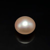 Freshwater Pearl 10.20mm Button/Rondelle Plain Smooth 1 Piece 5.58 Carats VVS2 Clarity Pink Color Drilled Pearly Luster Jewelry Making June Birthstone