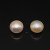 Fresh Water Pearl 9.80 mm Button/Rondelle Light Pink Color Plain Cut VVS2 Clarity June Birthstone