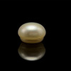 Freshwater Pearl 9.80mm Button/Rondelle Plain Smooth 1 Piece 5.79 Carats VVS2 Clarity White Color Drilled Pearly Luster Jewelry Making June Birthstone