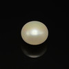 Freshwater Pearl 9.70mm Button/Rondelle Plain Smooth 1 Piece 4.98 Carats VS Clarity White Color Drilled Pearly Luster Jewelry Making June Birthstone