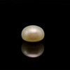 Freshwater Pearl 10.20mm Button/Rondelle Plain Smooth 1 Piece 5.42 Carats VVS2 Clarity White Color Drilled Pearly Luster Jewelry Making June Birthstone