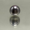Freshwater Pearl 9.40mm Button/Rondelle Plain Smooth 1 Piece 5.71 Carats VVS2 Clarity Black Color Drilled Pearly Luster Jewelry Making June Birthstone
