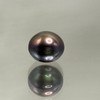 Freshwater Pearl Button/Rondelle Plain Smooth 9.30mm VVS1 Clarity 4.97 Carat Eggplant Color Drilled Pearly Luster Jewelry Making June Birthstone
