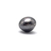 Freshwater Pearl 9.30mm Button/Rondelle Plain Smooth 1 Piece 4.66 Carats VVS2 Clarity Grey Color Drilled Pearly Luster Jewelry Making June Birthstone