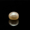 Freshwater Pearl 10mm Button/Rondelle Plain Smooth 1 Piece 5.92 Carats VVS1 Clarity Cream Color Drilled Pearly Luster Jewelry Making June Birthstone