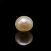 Freshwater Pearl 10mm Button/Rondelle Plain Smooth 1 Piece 5.96 Carats VVS1 Clarity Cream Color Drilled Pearly Luster Jewelry Making June Birthstone