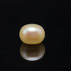 Freshwater Pearl 10mm Button/Rondelle Plain Smooth 1 Piece 5.70 Carats VVS2 Clarity Cream Color Drilled Pearly Luster Jewelry Making June Birthstone