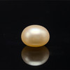 Freshwater Pearl 10.20mm Button/Rondelle Plain Smooth Single Piece 5.98 Carats Flawless Clarity Cream Color Drilled Pearly Luster Jewelry Making June Birthstone