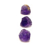 Natural Amethyst Africa Rough 86 Carats 3 Pcs Uncut Raw Gemstone Africa Mines Rock February Birthstone Enhancing Meditation