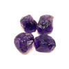 Natural Amethyst Africa Rough 150 Carats 4 Pcs Uncut Raw Gemstone Africa Mines Rock February Birthstone Balancing Emotions