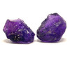 Natural Amethyst Africa Rough 154.5 Carats 2 Pcs Uncut Raw Gemstone Africa Mines Rock February Birthstone Manifestation Support