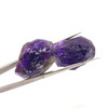Natural Amethyst Africa Rough 237 Carats 2 Pcs Uncut Raw Gemstone Africa Mines Rock February Birthstone Uplifting Spiritual Awareness