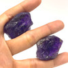 Natural Amethyst Africa Rough 237 Carats 2 Pcs Uncut Raw Gemstone Africa Mines Rock February Birthstone Uplifting Spiritual Awareness