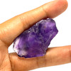 Natural Amethyst Africa Slice Rough 84.5 Carat Uncut Raw Gemstone Africa Mines 40x20mm Rock February Birthstone Emotional Soothing