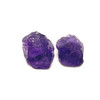 Natural Amethyst Africa Rough 64.5 Carats 2 Pcs Uncut Raw Gemstone Africa Mines Rock February Birthstone Emotional Stability