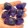 Natural Amethyst Africa Rough 502 Carats 7 Pcs Uncut Raw Gemstone Africa Mines Rock February Birthstone Enhancing Spiritual Growth