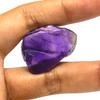 Natural Amethyst Slice Africa Mines Rough 46.5 Carat Uncut Raw Gemstone Africa Mines 30x22mm Rock February Birthstone Calming Emotional Energy